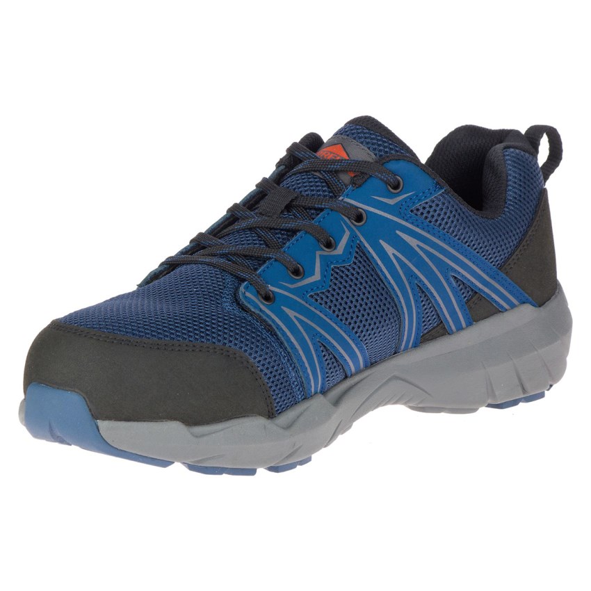 Chaussure de Securite Merrell Fullbench Superlite Alloy Toe Bleu Homme | N.D.TDNO